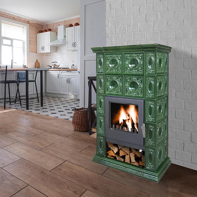 Krbové kachle Altenburg Glassgreen 8 kW
