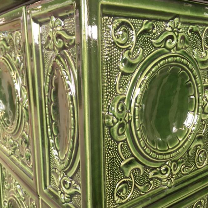 Krbové kachle Altenburg Glassgreen 8 kW,2