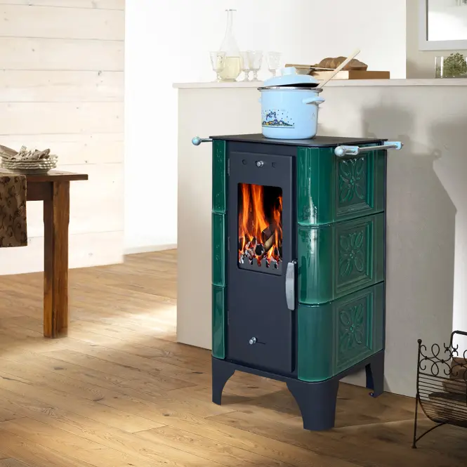 Krbové kachle Bellino Grassgreen 6 kW,2