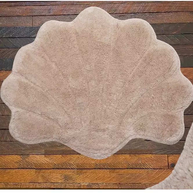 Kúpeľňový koberček 50x80cm béžový Cotton Floral