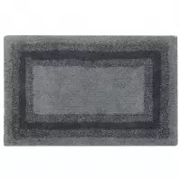 Súprava kúpeľňových koberčekov 50x80cm + 55x45cm sivá
