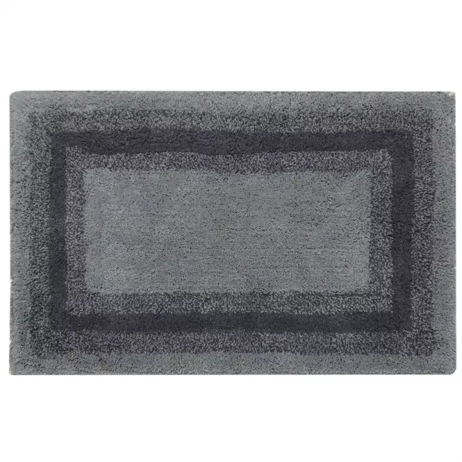 Súprava kúpeľňových koberčekov 50x80cm + 55x45cm sivá
