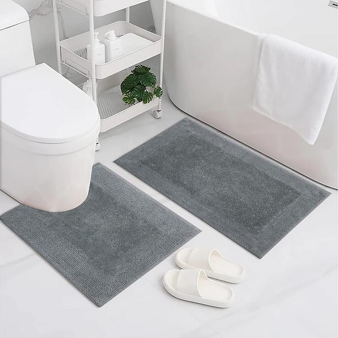 Set kúpeľňových predložiek 50x80+40x60cm Grey Peace 2