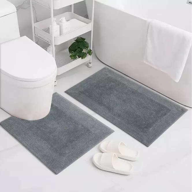 Set kúpeľňových predložiek 50x80+40x60cm Grey Peace 2,3