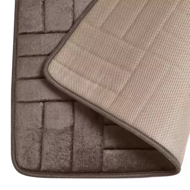 Kúpeľňový koberček 50x80cm Taupe Harmony,3