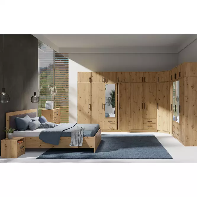 Posteľ Smart SR6 140 dub artisan,5