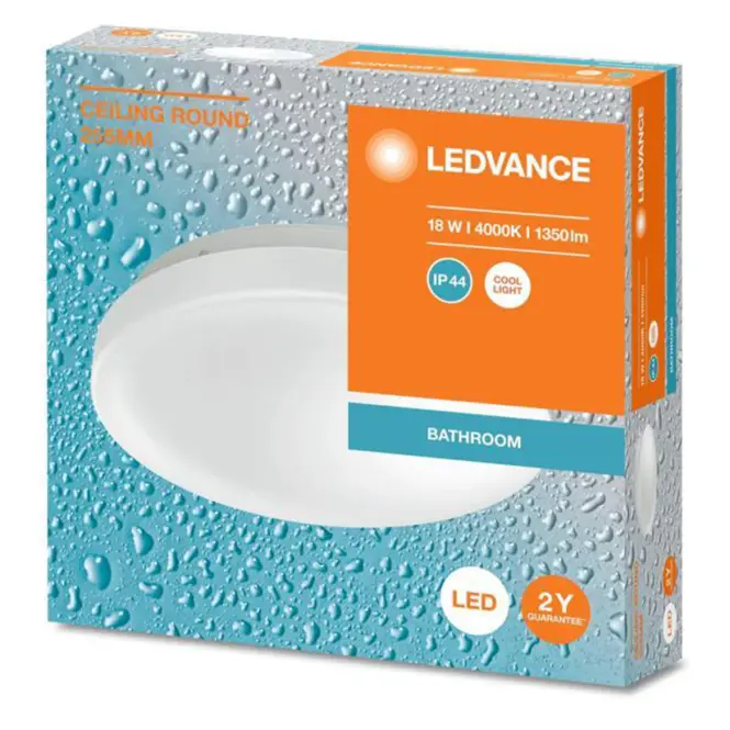 Stropné svietidlo 18W 25,5CM IP44 PL1,4
