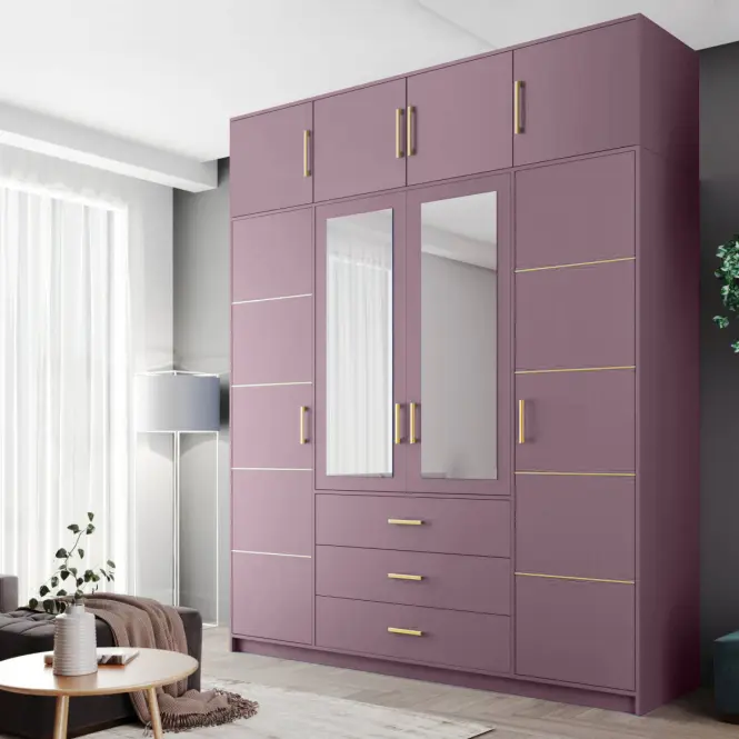 Nadstavec na skriňu Bali 2 D4  slivka,4