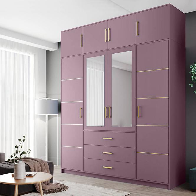 Nadstavec na skriňu Bali 2 D4  slivka,4