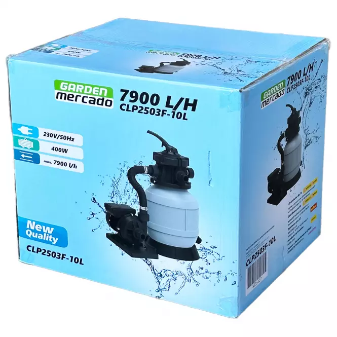 Bazénová filtrácia piesková CLP2503F 7900L/H
