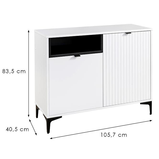 Komoda Fabio 2D doska biela,2