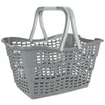 Nákupný košík Nordic sivý 40x29x22,5 cm 15l 130
