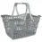 Nákupný košík Nordic sivý 40x29x22,5 cm 15l 130