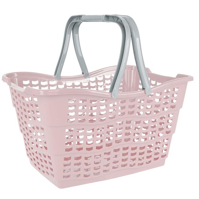 Nákupný košík Nordic ružový 40x29x22,5 cm 15l 581