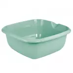 Štvorcová misa s výlevkou zelená 38x38x15 13l 315