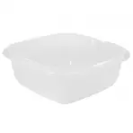 Štvorcová miska s výlevkou transpa. 34x34x12,5 8l 001