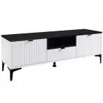 TV Stolík Fabio 2D1S doska čierna