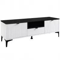 TV Stolík Fabio 2D1S doska čierna TV Stolík Fabio 2D1S doska čierna