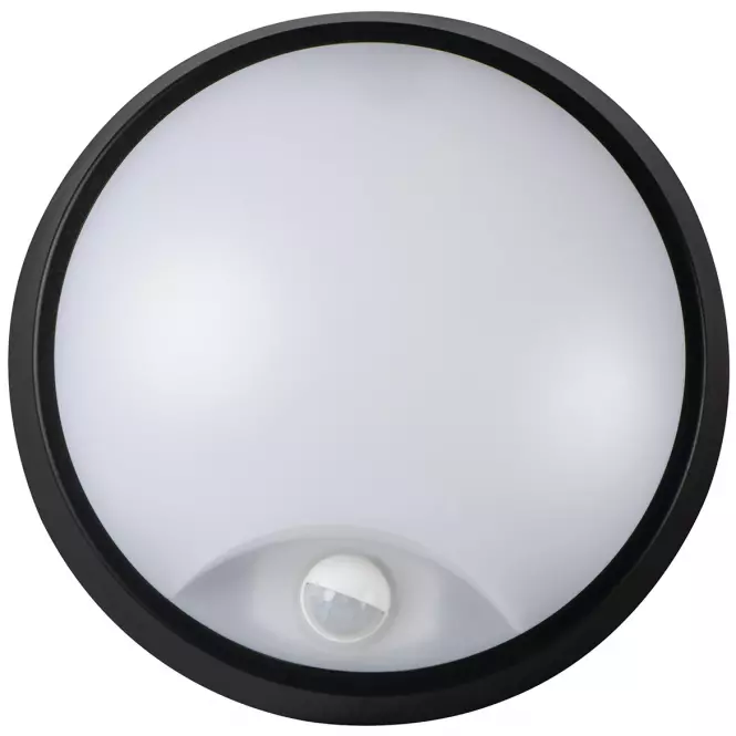 Stropné svietidlo CHIR LED 14W 66306 so senzorom pohybu čierna IP65 PL1