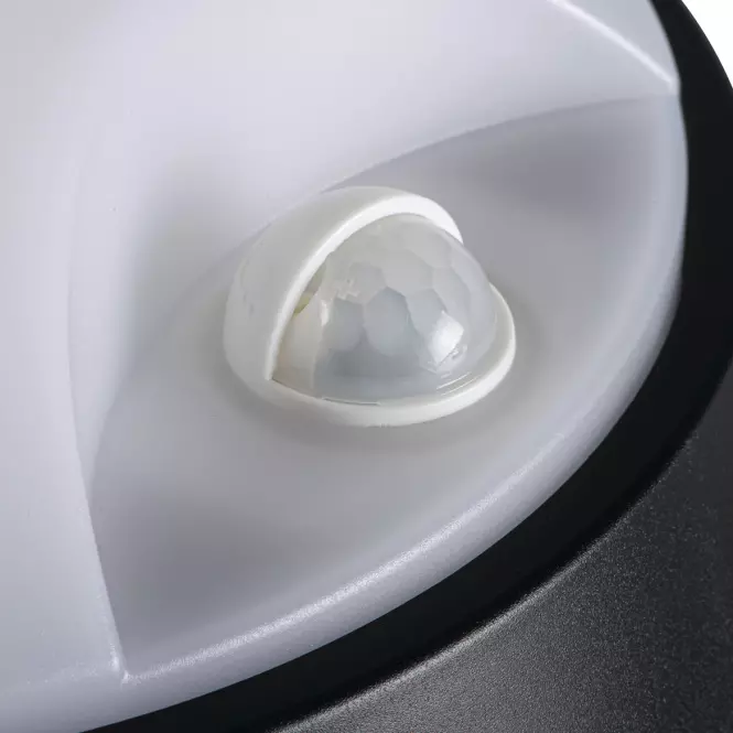 Stropné svietidlo CHIR LED 14W 66306 so senzorom pohybu čierna IP65 PL1