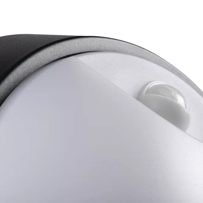 Stropné svietidlo CHIR LED 14W 66306 so senzorom pohybu čierna IP65 PL1