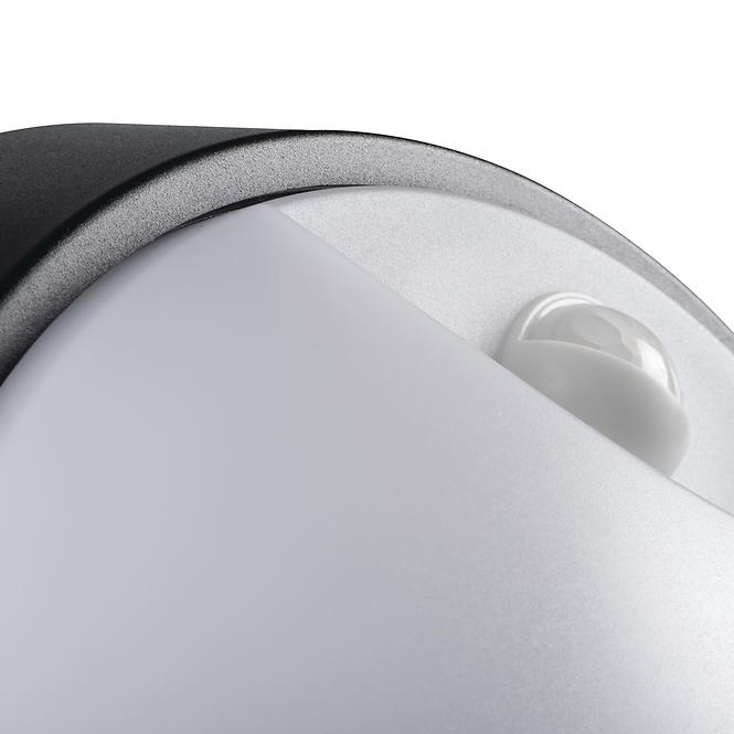 Stropné svietidlo CHIR LED 14W 66306 so senzorom pohybu čierna IP65 PL1