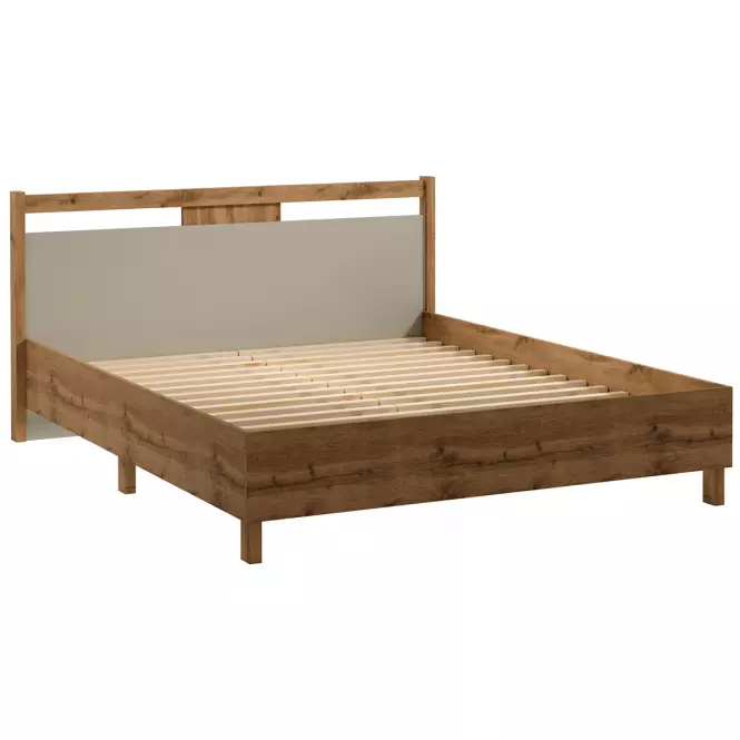 Posteľ Indygo L160 dub wotan-beige