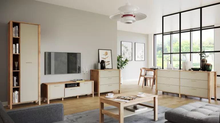 Posteľ Indygo L160 dub wotan-beige,4