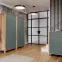 Posteľ Indygo L160 dub wotan-green,4