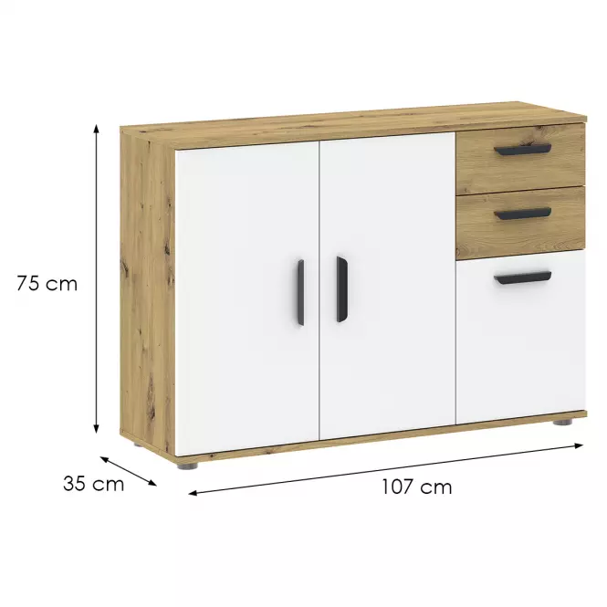 Komoda Basic Two 3D2S
