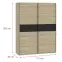 Skriňa Berno 150 jackson hickory/antracyt,2