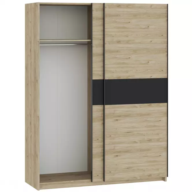 Skriňa Berno 150 jackson hickory/antracyt