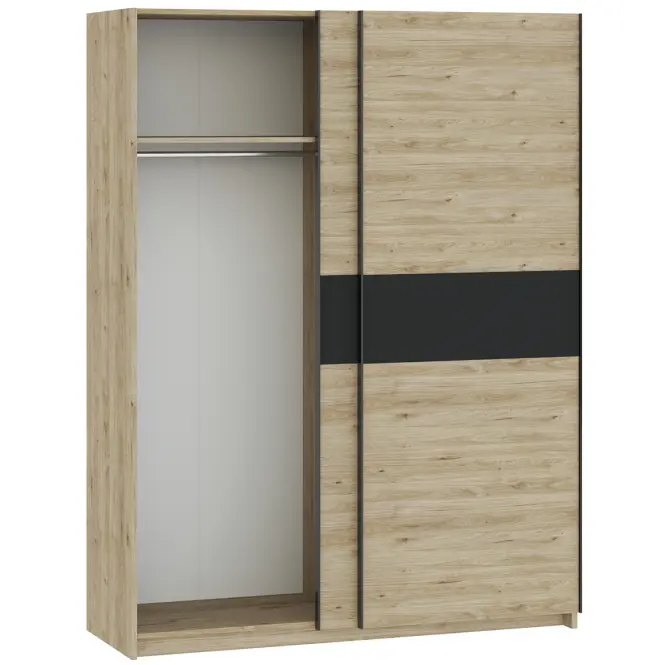 Skriňa Berno 150 jackson hickory/antracyt,3