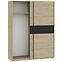 Skriňa Berno 150 jackson hickory/antracyt,3