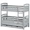 Posteľ Blanka 90x200 grey