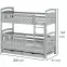 Posteľ Blanka 90x200 grey,2