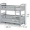 Posteľ Blanka 90x200 grey,2