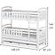 Posteľ Blanka 80x160 white,2