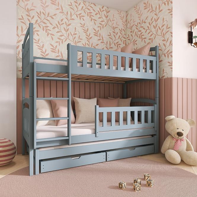 Posteľ Blanka 80x160 grey,3