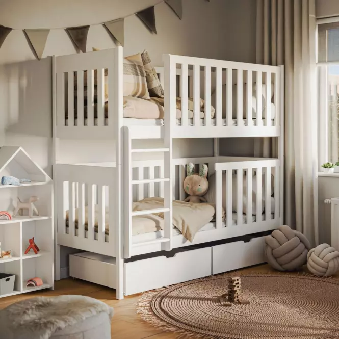 Posteľ Dawid 90x200 white,4