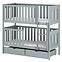 Posteľ Dawid 90x200 grey
