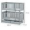 Posteľ Dawid 90x200 grey,2