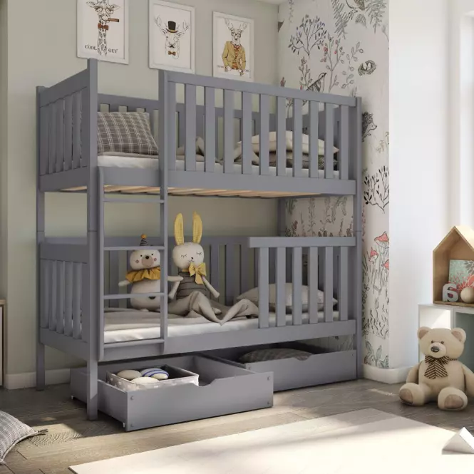 Posteľ Dawid 80x160 grey,3
