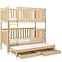Posteľ Emilka 80x180 pine