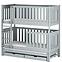 Posteľ Emilka 80x180 grey