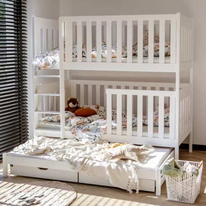 Posteľ Emilka 90x200 white,4