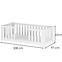 Posteľ Fero 90x200 white,2