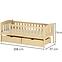 Posteľ Gucio 90x200 pine,2