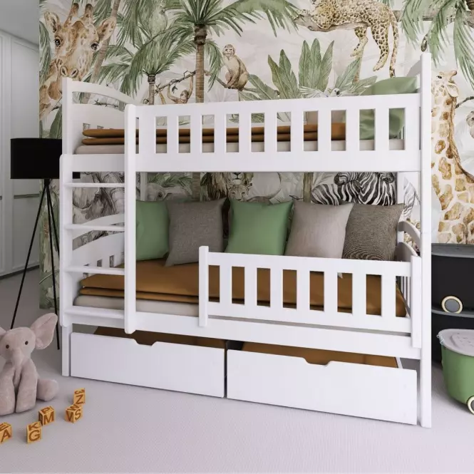 Posteľ Ignas 90x200 white,4