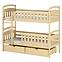 Posteľ Ignas 90x200 pine